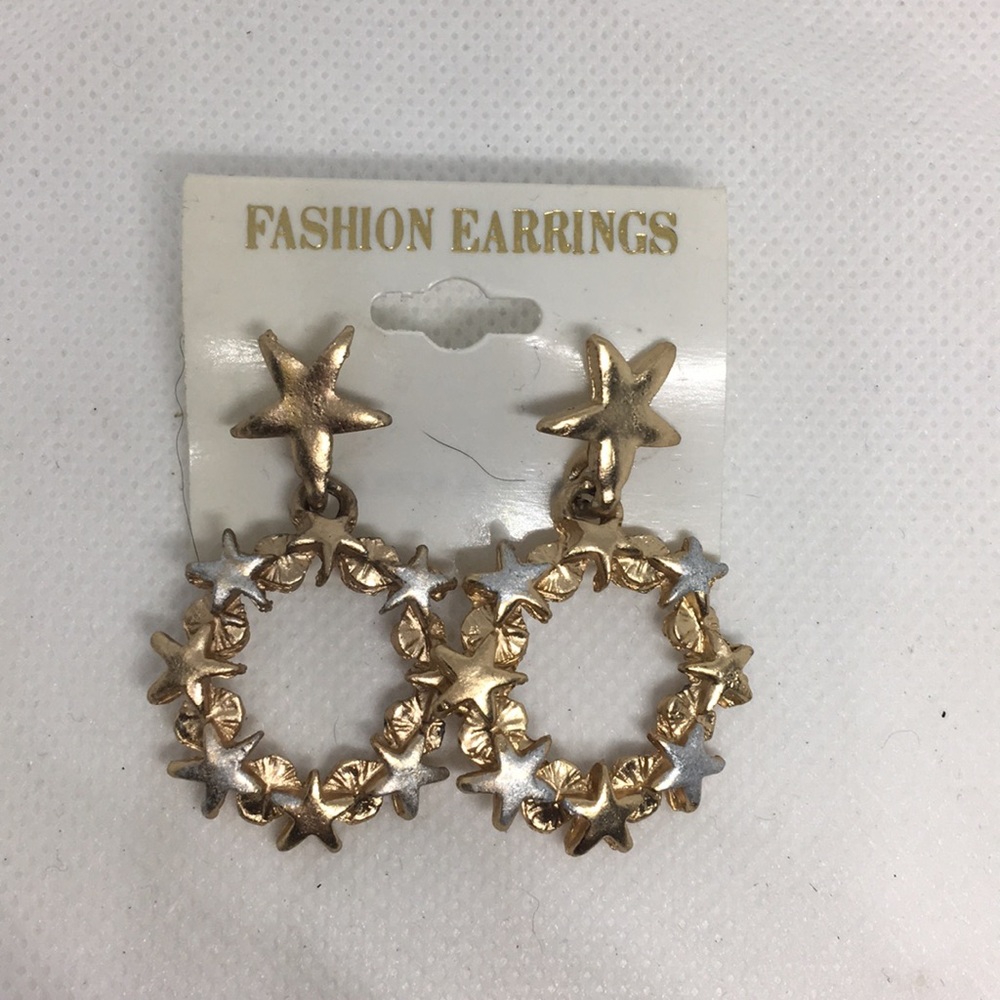Starfish Seashell Earrings.
